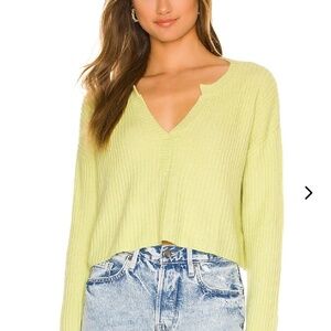 Lovers and Friends Iggy Lime Green Cardigan NWT